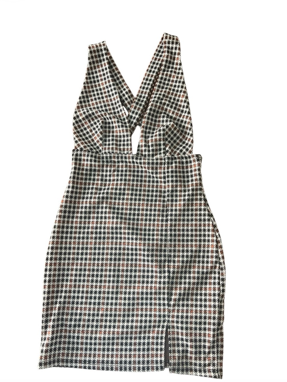 Houndstooth Lovely Day Mini Dress